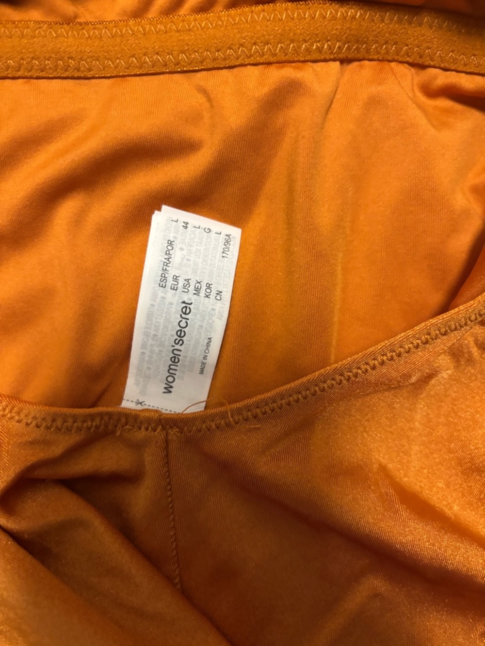 Classic Halter One-Piece Swimsuit in Burnt Orange - Picture 5 of 7